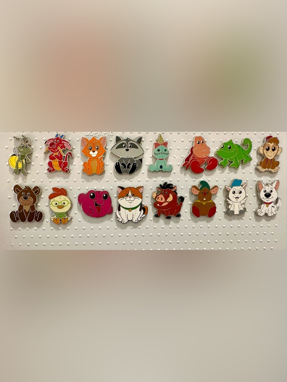 Disney Parks Pixie Plush Mystery Pin Series full set of 16 pins